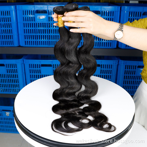 Full Cuticle Aligned Raw Unprocessed Wholesale Virgin Malaysian Hair Alley Express Body Wave Malaysian Human Hair Weave